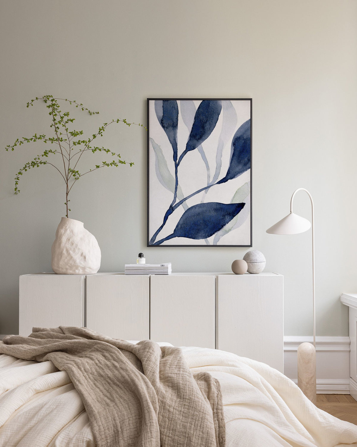 Aquatic Greenery No2 Canvas print