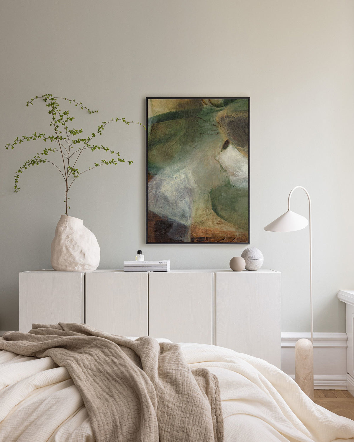 Earthy Layers No2 Canvas print