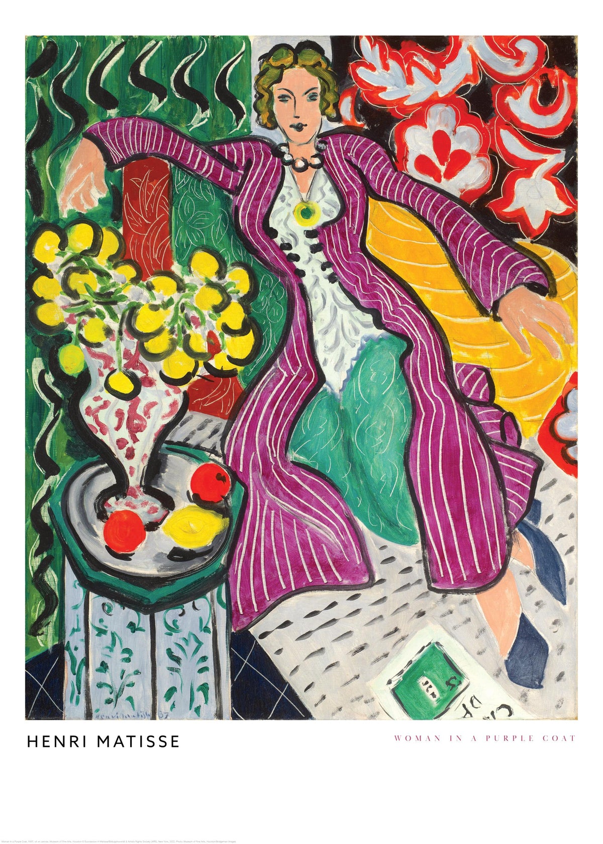 Matisse - Woman in a Purple Coat Print