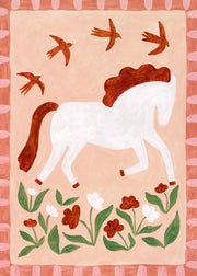 Hoofs and Flowers Juliste