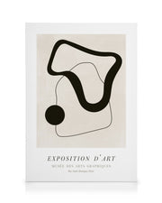 Exposition D'art Graphique No2 Canvas print