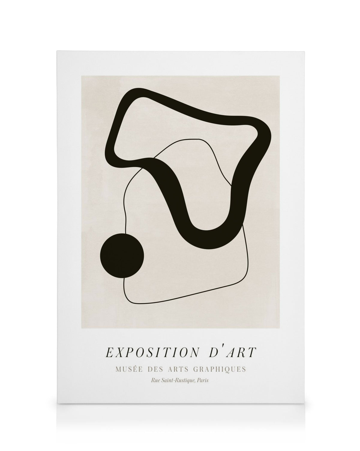 Exposition D'art Graphique No2 Canvas print