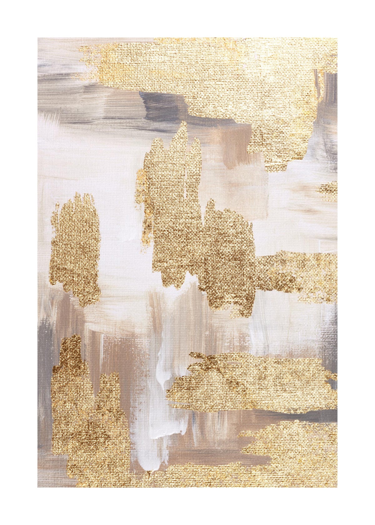 Golden Painting No1 Print