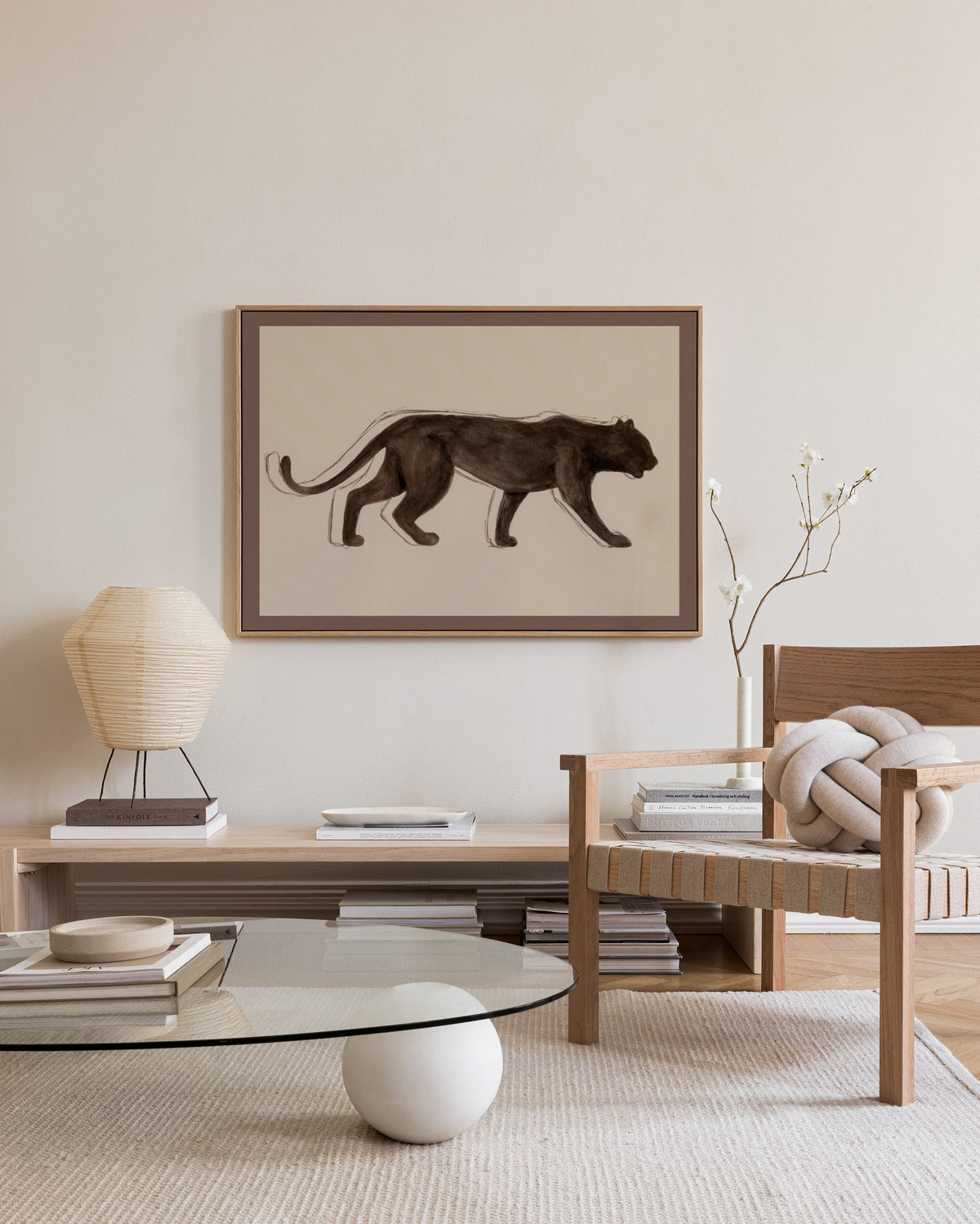 Stride Canvas print