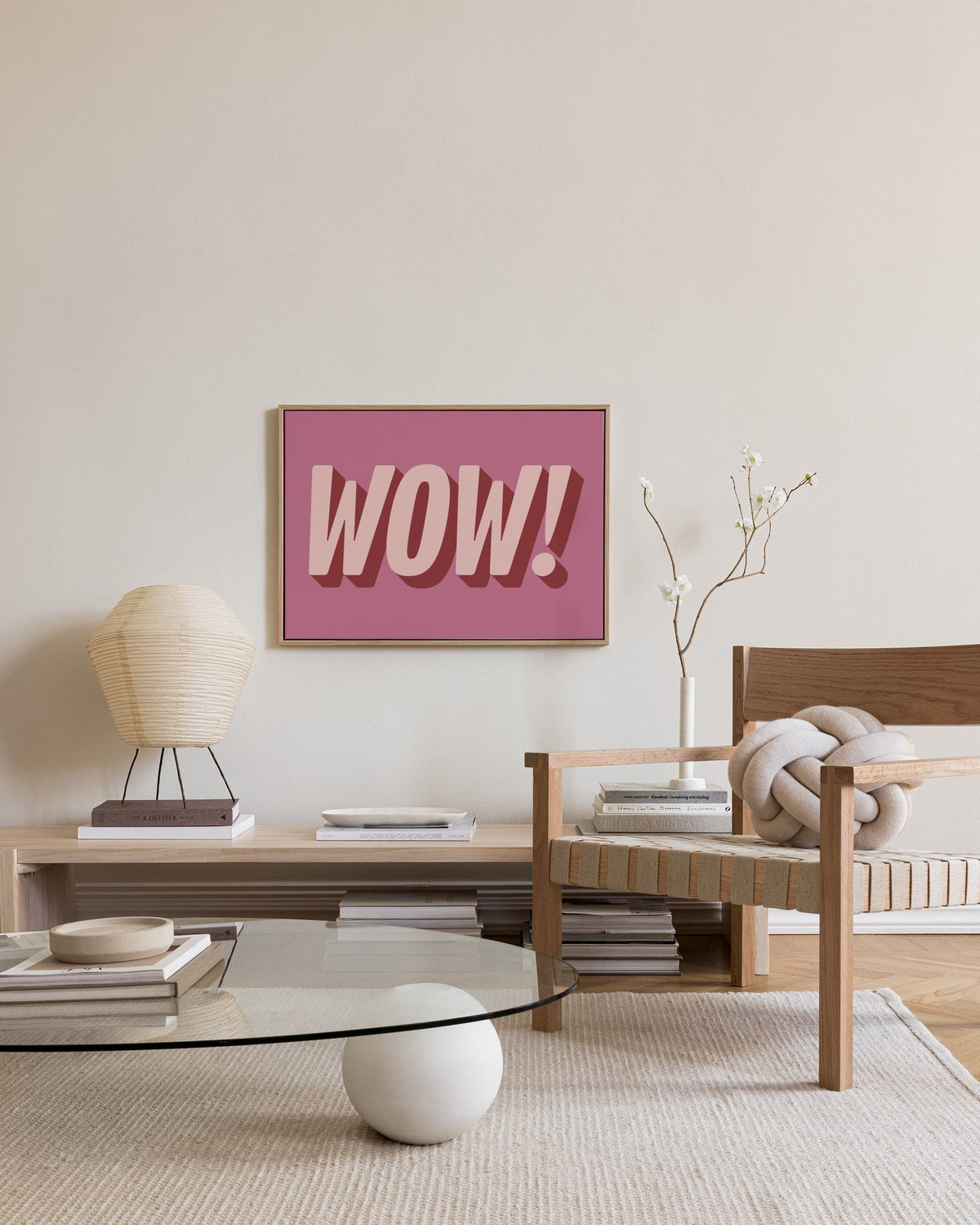 Wow Canvas print