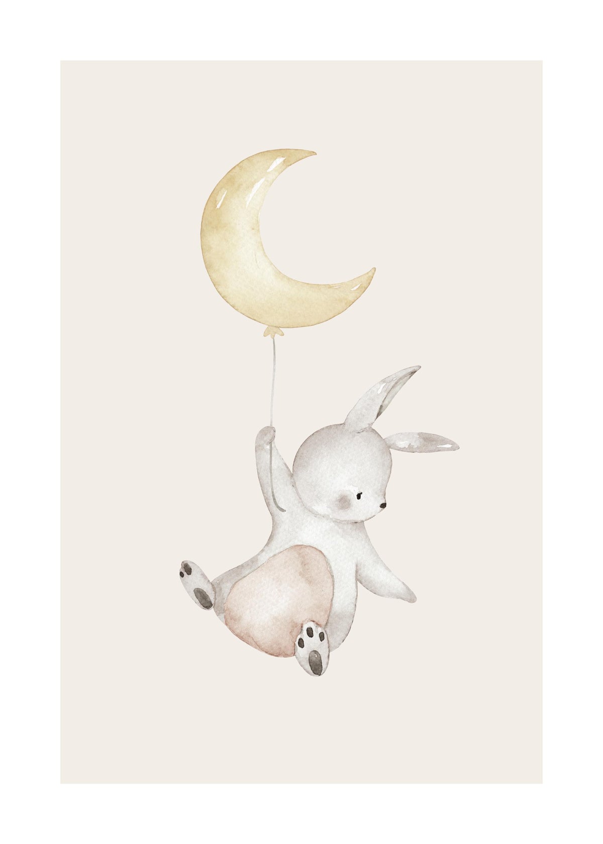 Flying Bunny Print