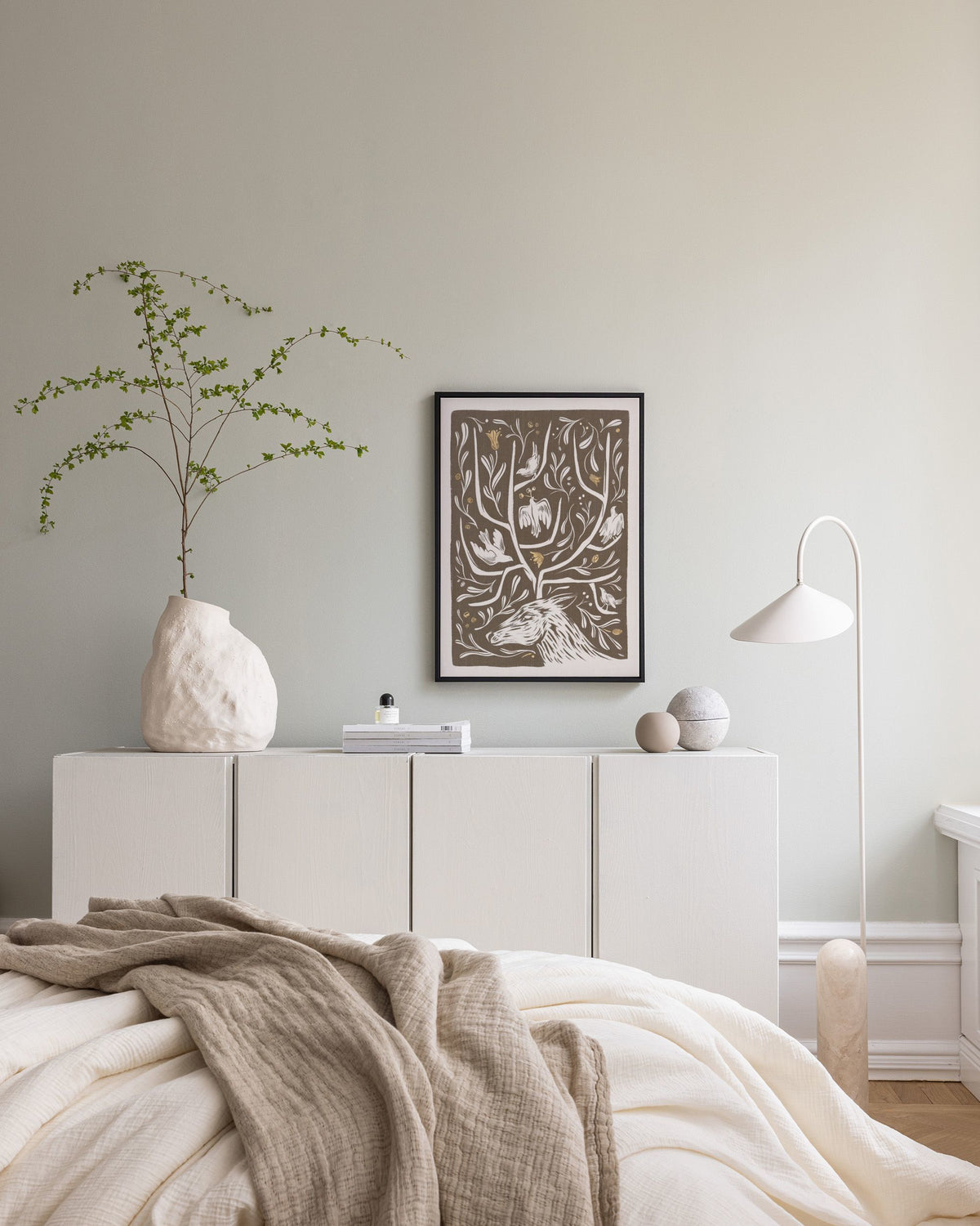Antler Garden Canvas print