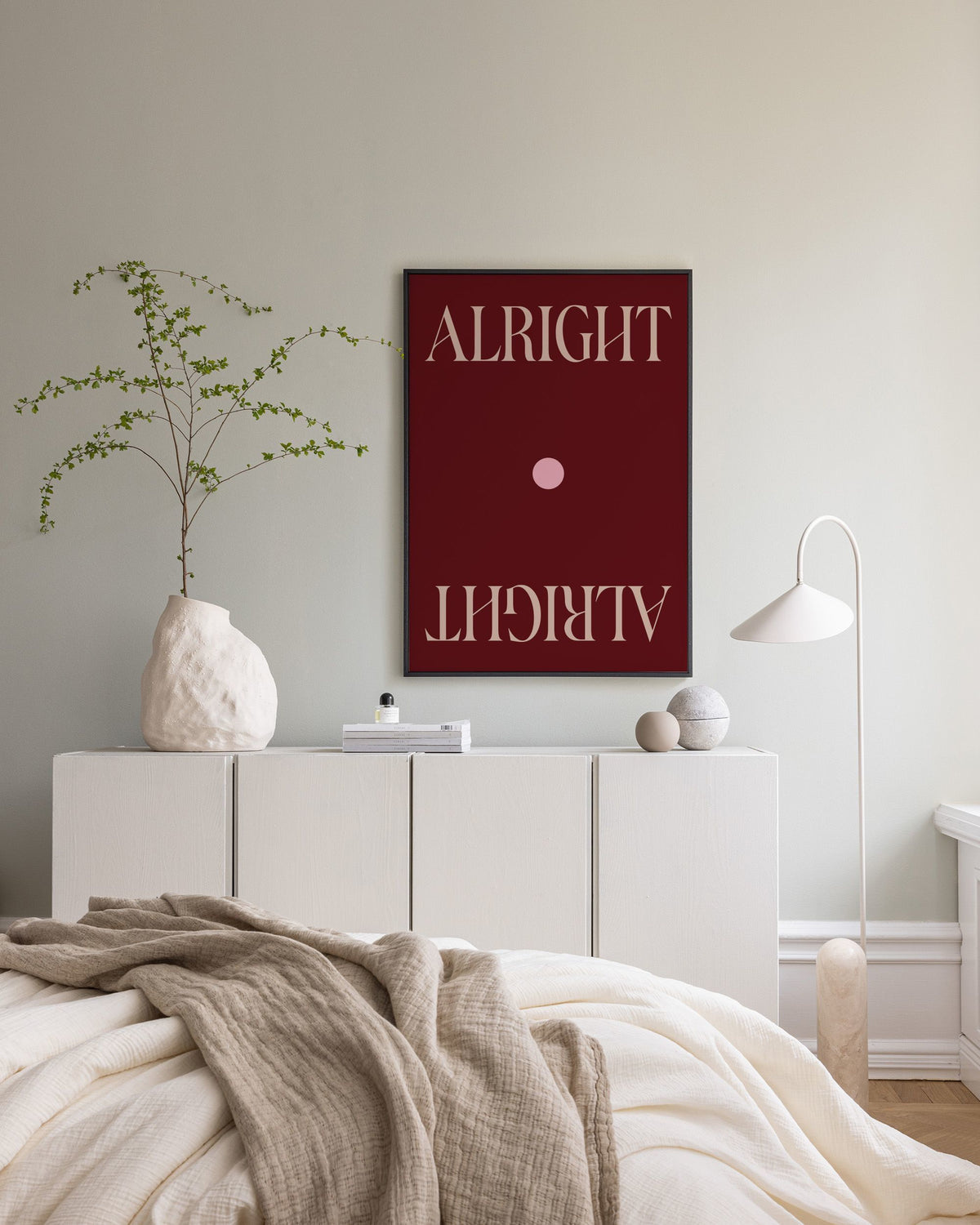 Alright Canvas print
