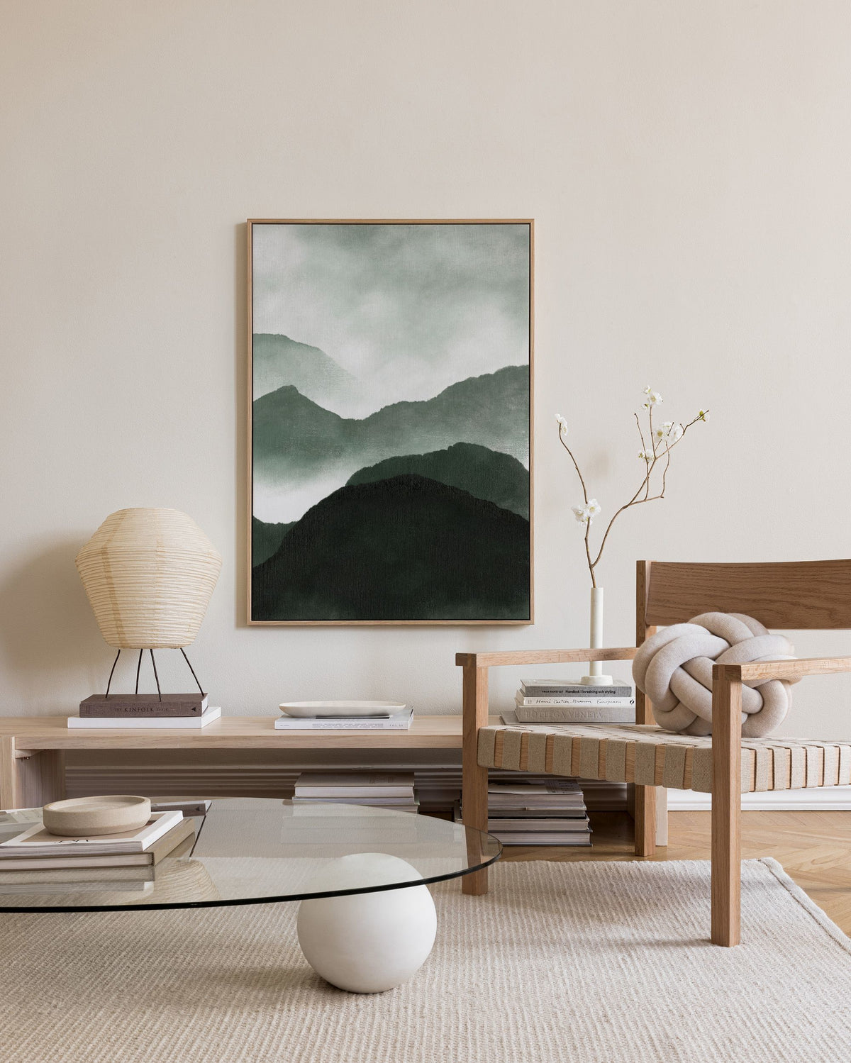 Mistscape No3 Canvas print