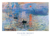 Monet - Impression, Sunrise Print