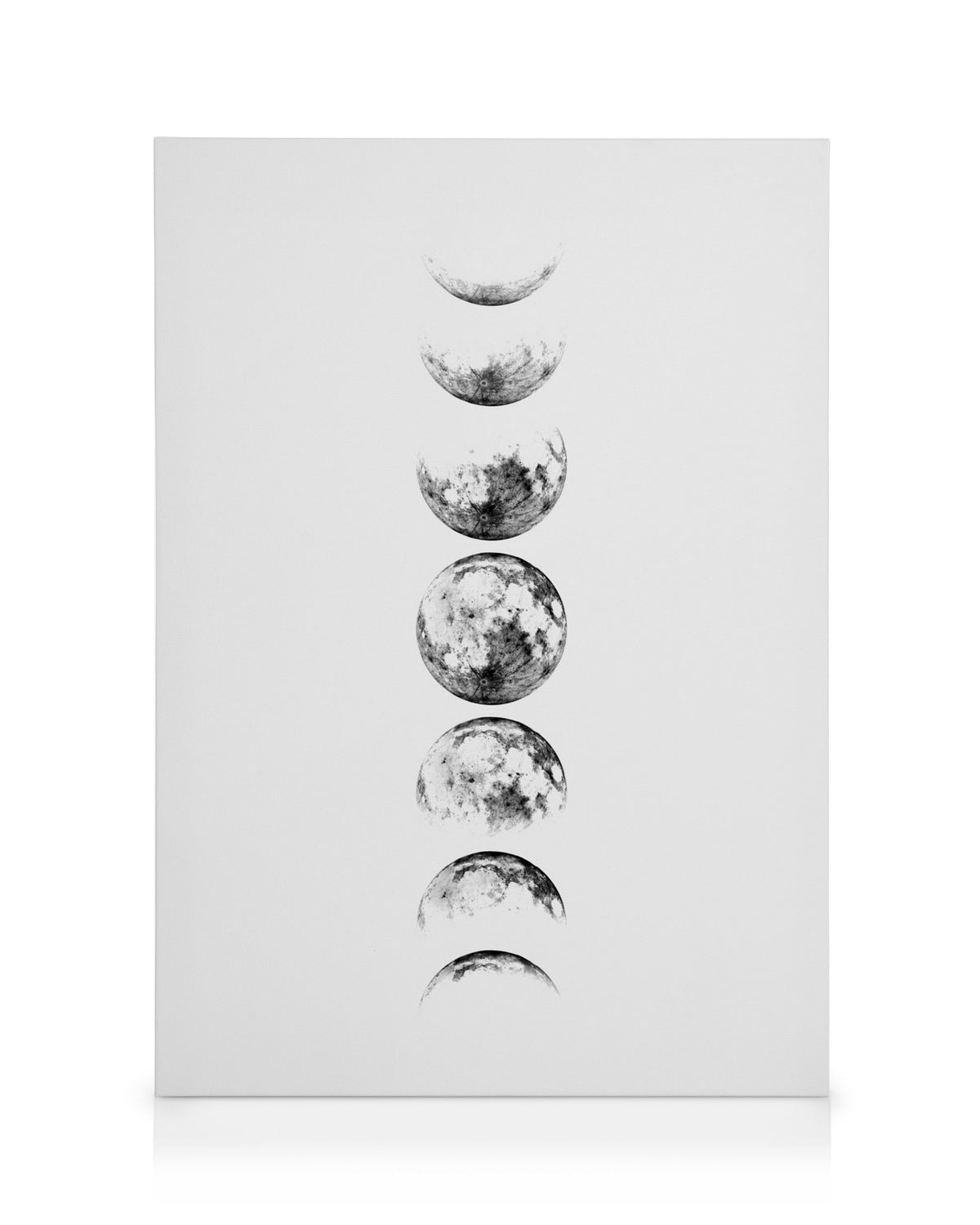 Moon Phase Grey, Canvas print
