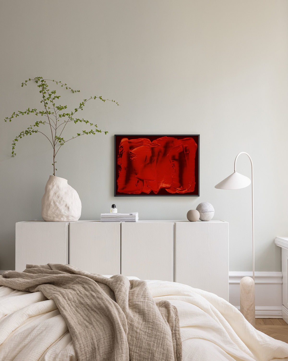 Body of Red Canvas print
