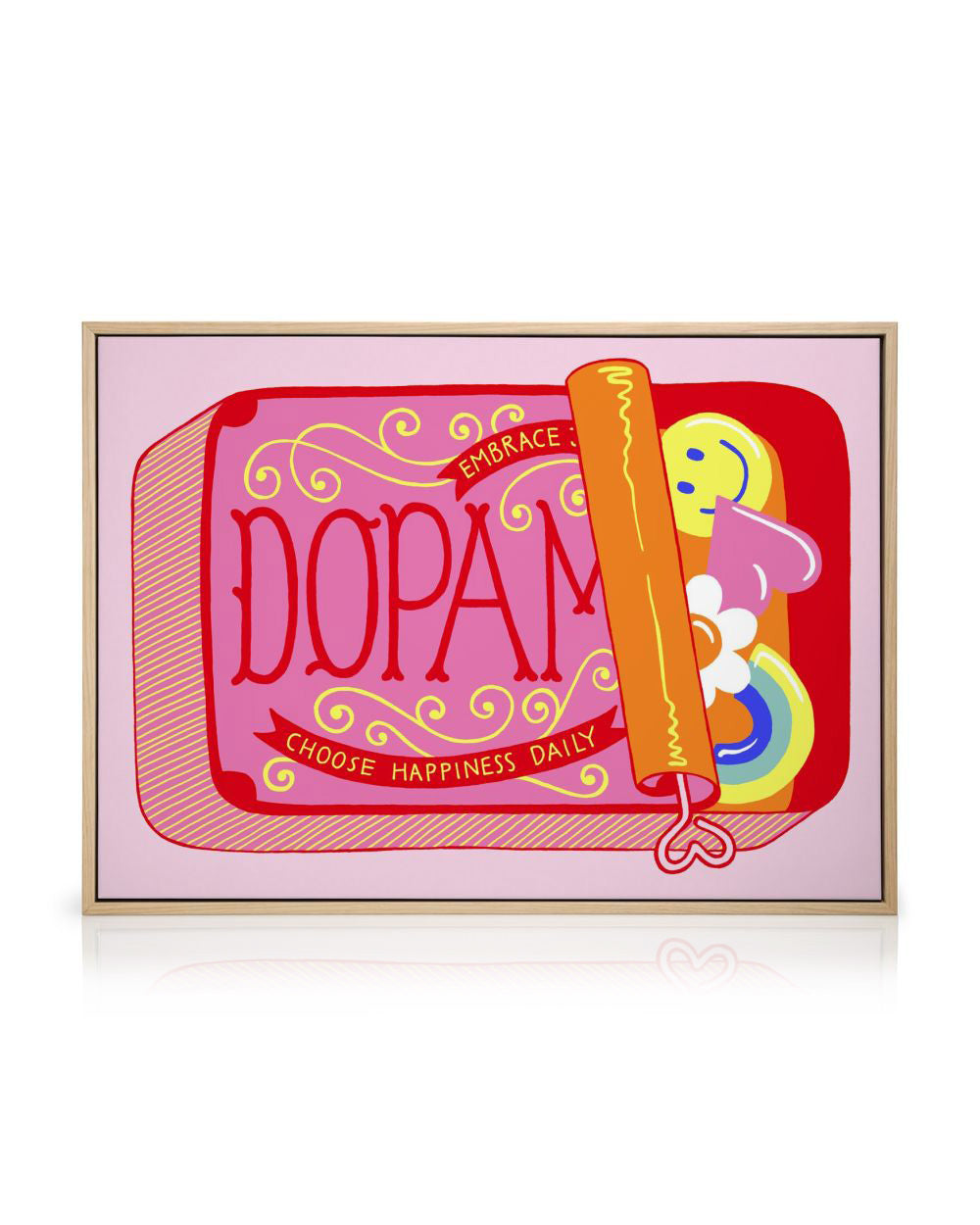 Dopamine Box Canvas print