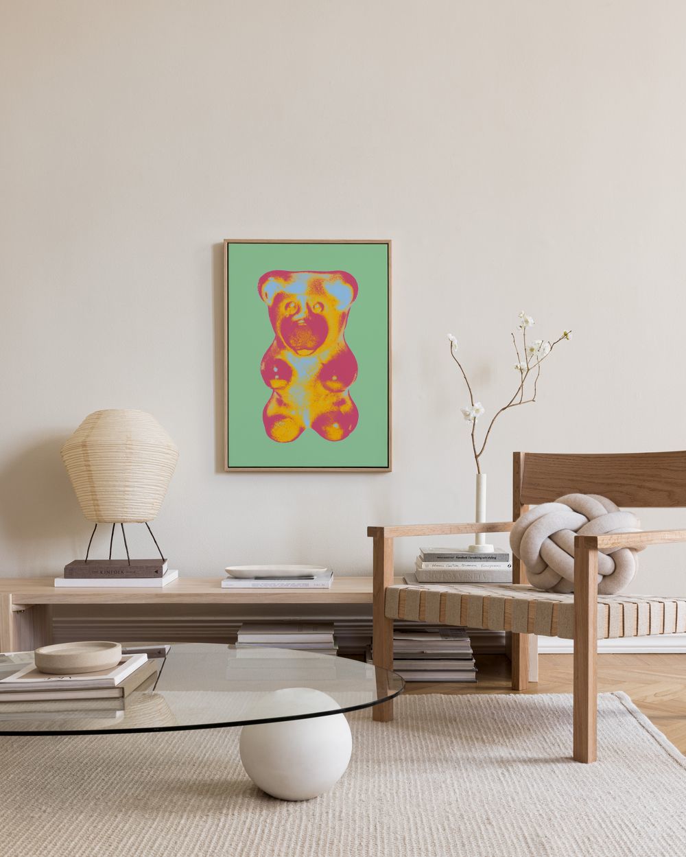 Pop Art Gummy Bear No1 Canvas print