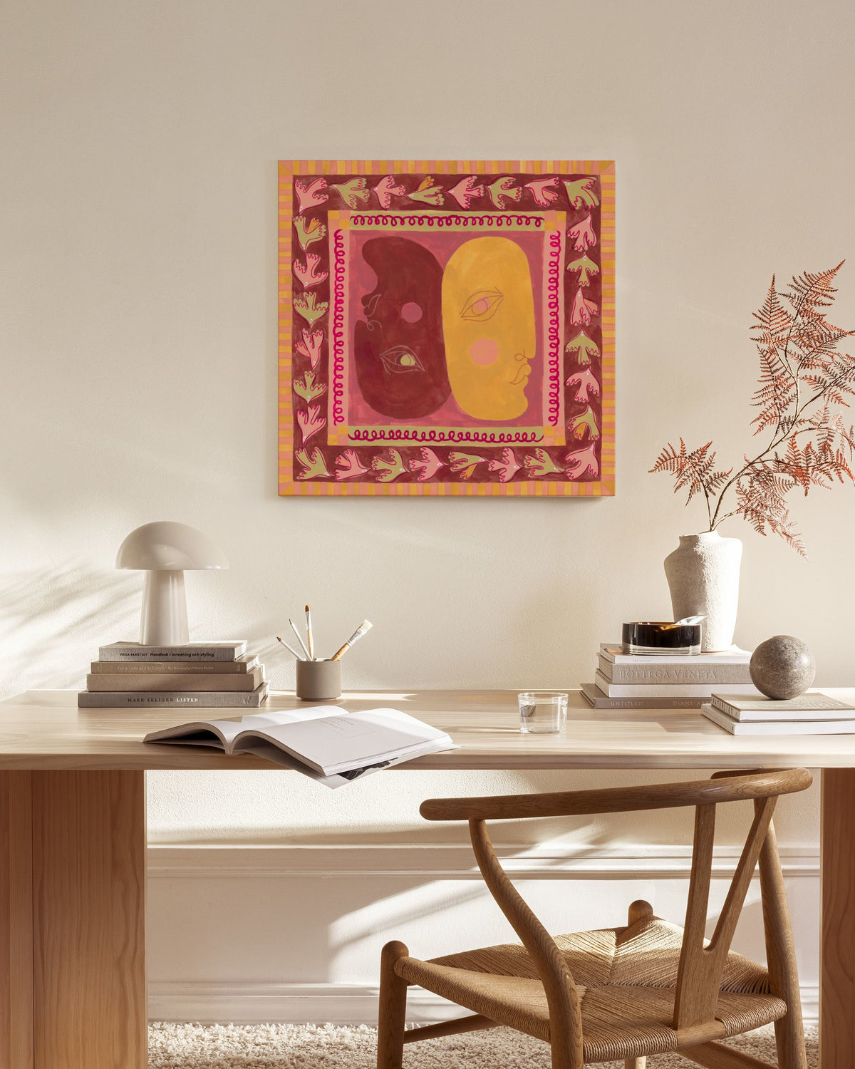 From Both Sides Canvas print
