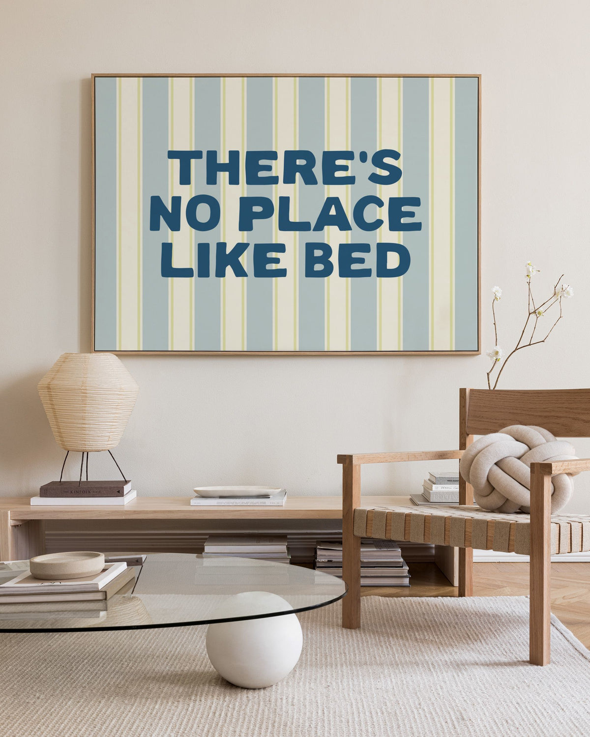 No Place Like Bed Canvas print