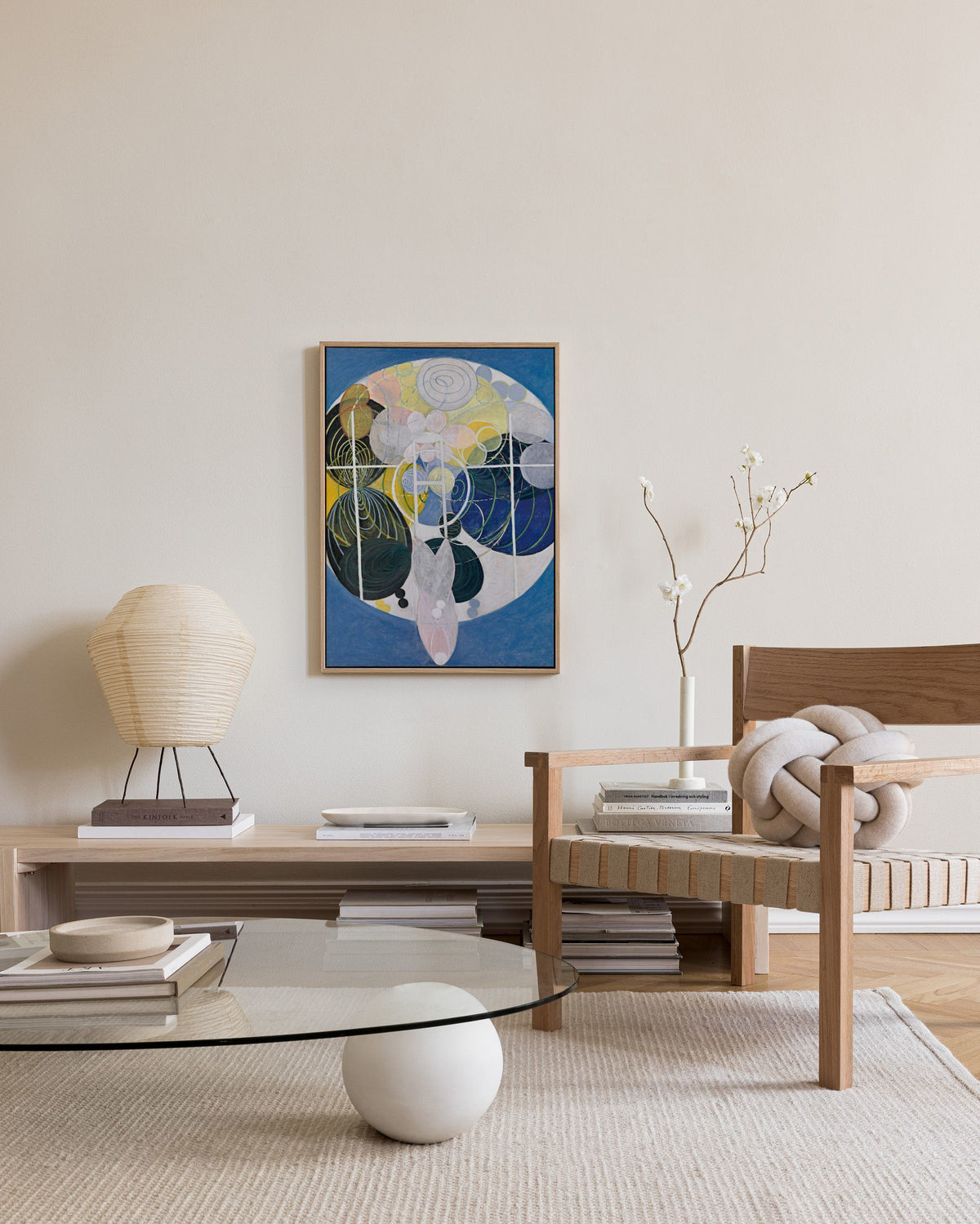Canvas print - The Large Figure Paitings No.5 by Hilma af Klint