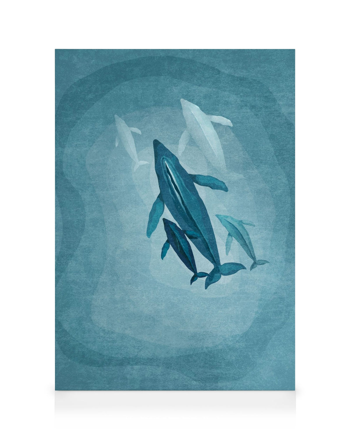 Whales Family Canvas print