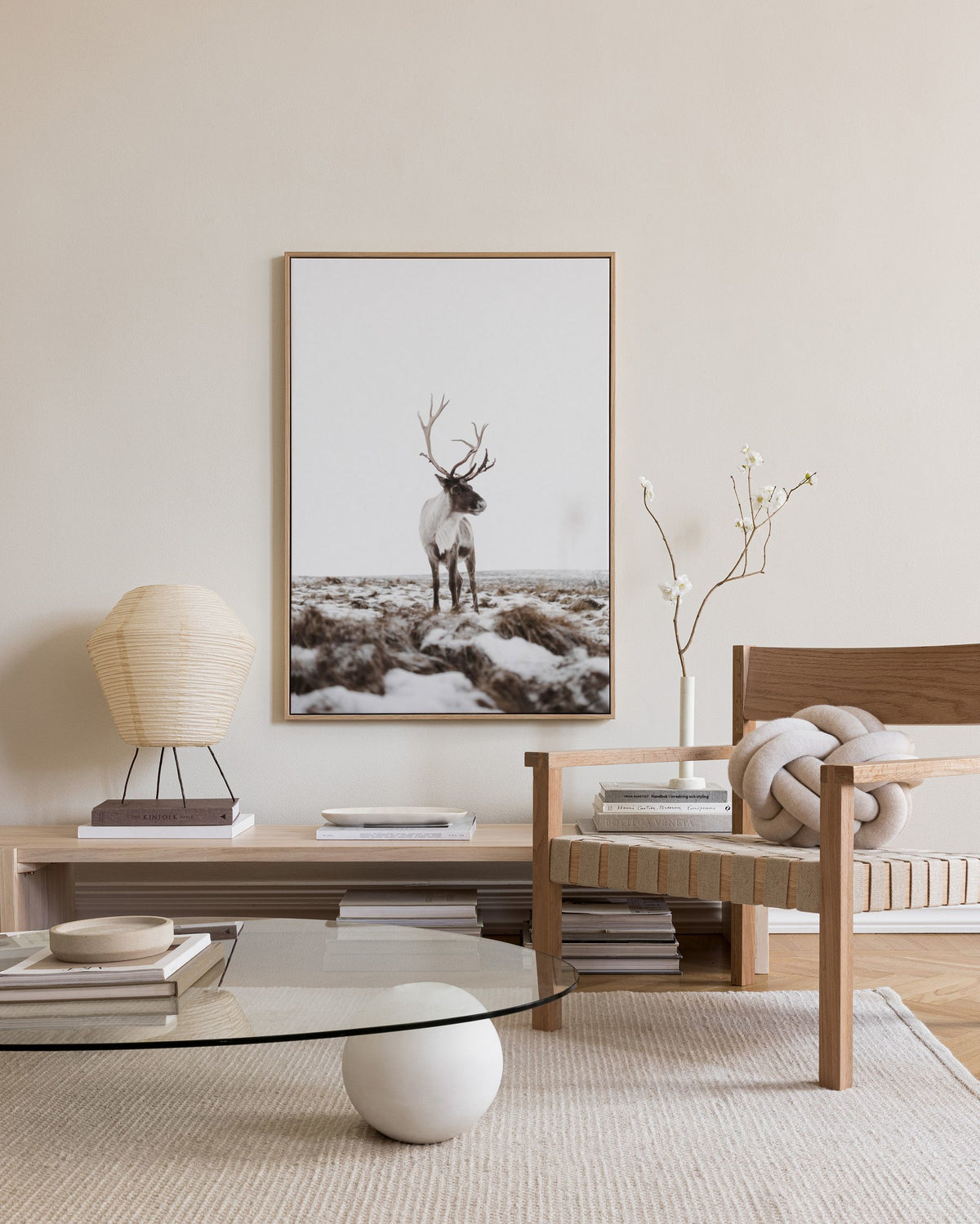 Reindeer Canvas print