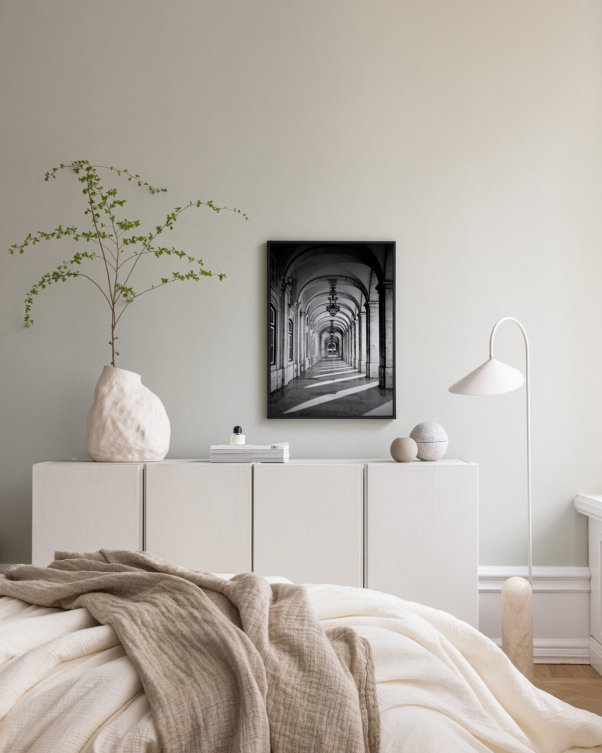 Arched Corridor Canvas print