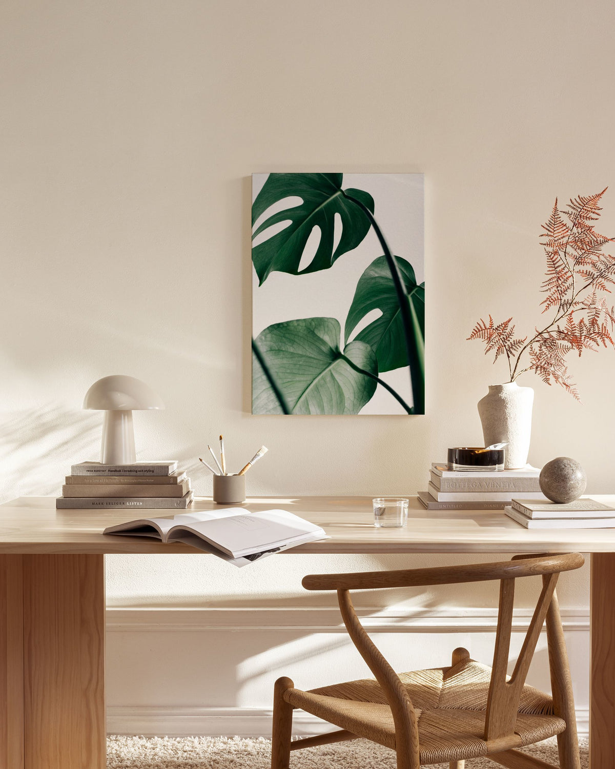 Monstera Three Canvas print