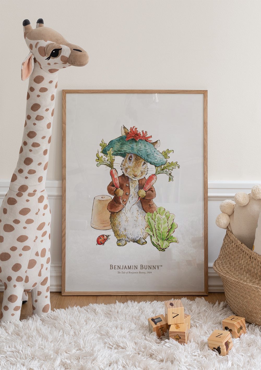 Peter Rabbit - Benjamin Bunny Illustration Print
