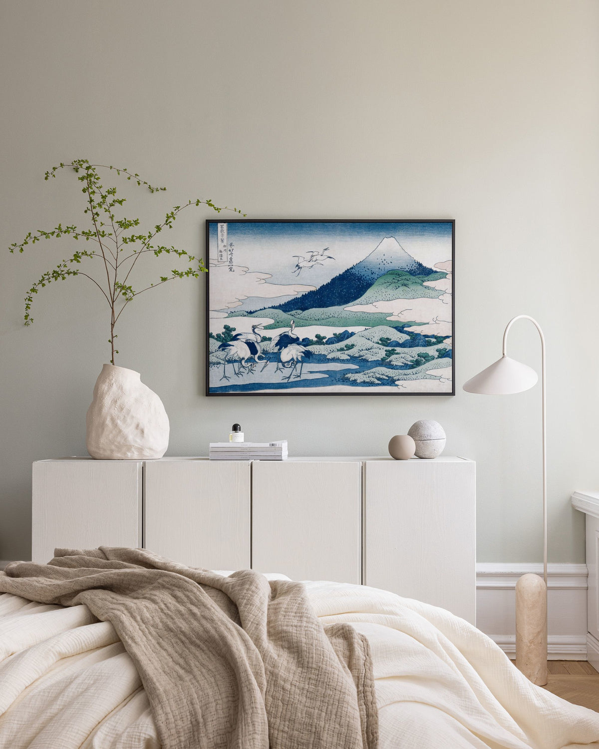 Hokusai - Umezawa Manor in Sagami Province Canvas print