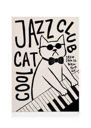 Cool Cat Jazz Club Canvas