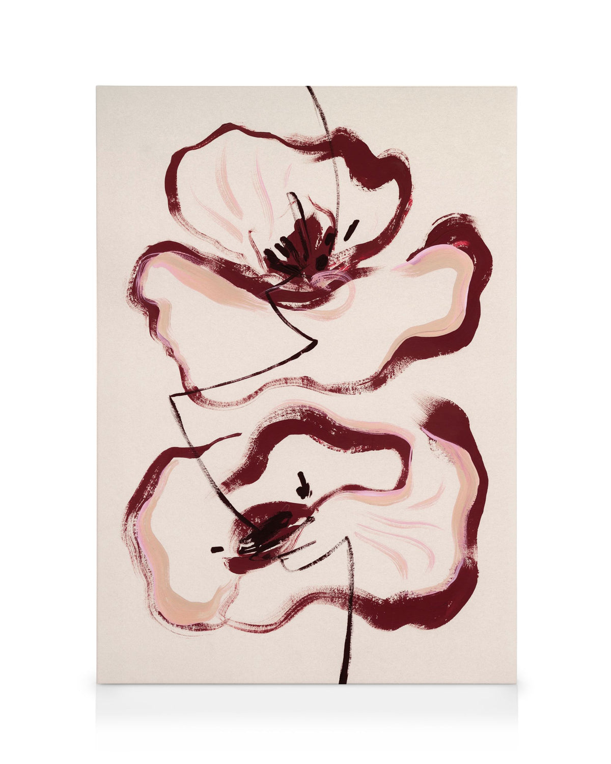 Floral Lines Canvas print