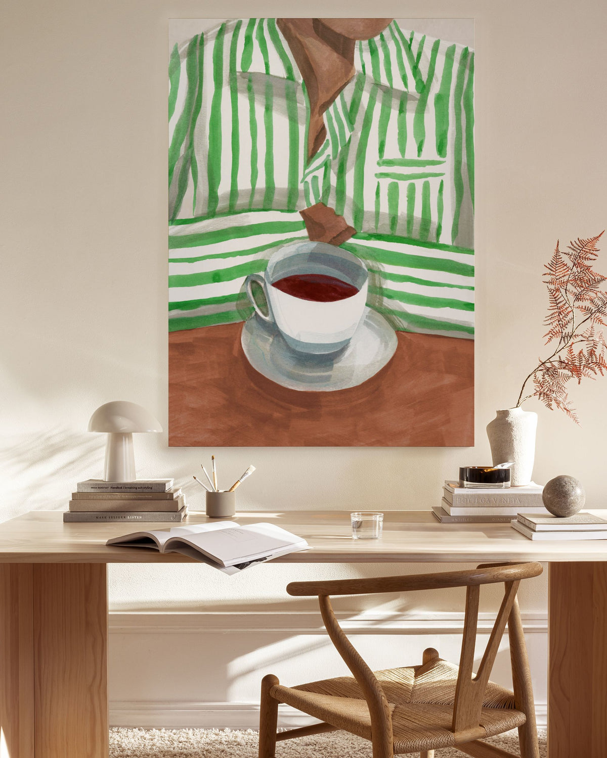 Laura Page - Coffee Morning Canvas print