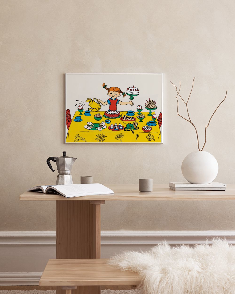 Pippi Longstocking and the Party Print