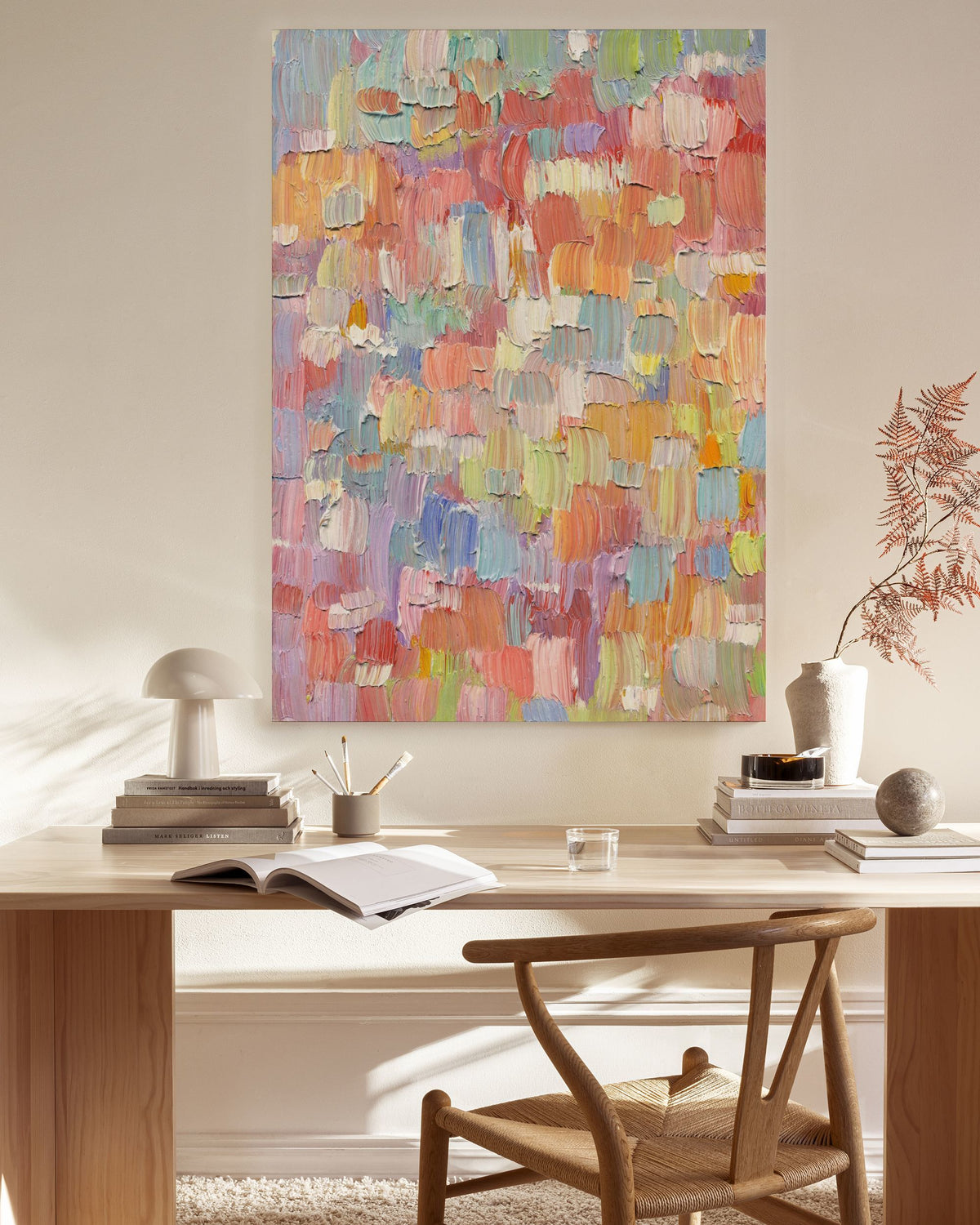 Colorful Strokes Canvas print