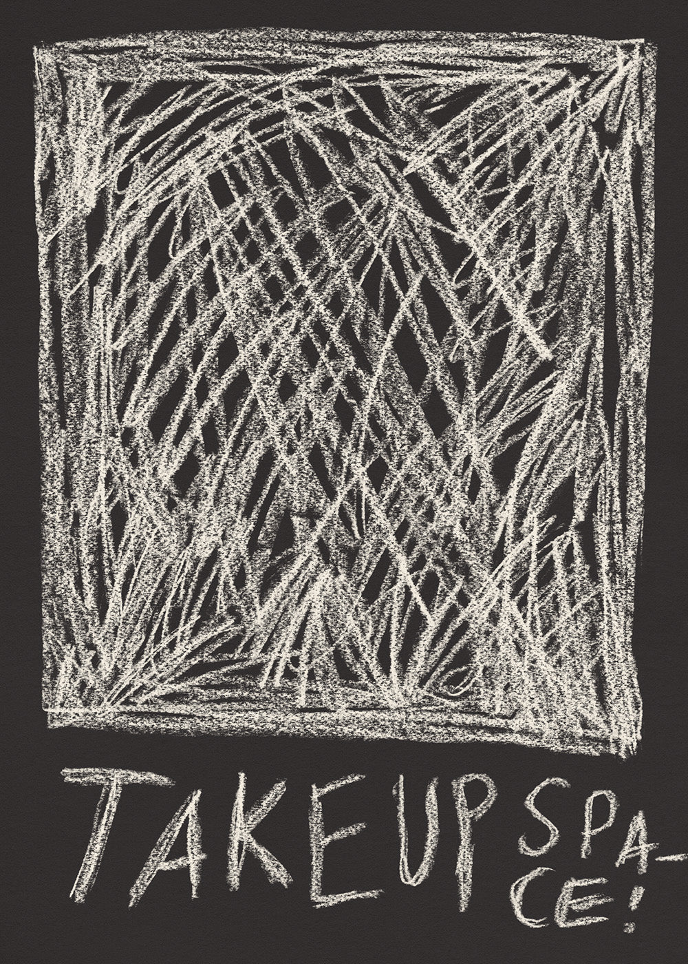Scribbled Space Print
