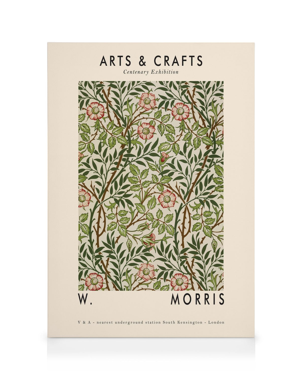 Arts & Crafts Green Canvas print