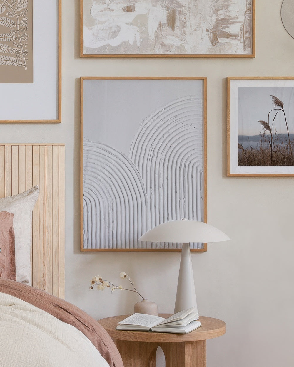 Abstract Texture Arches Print