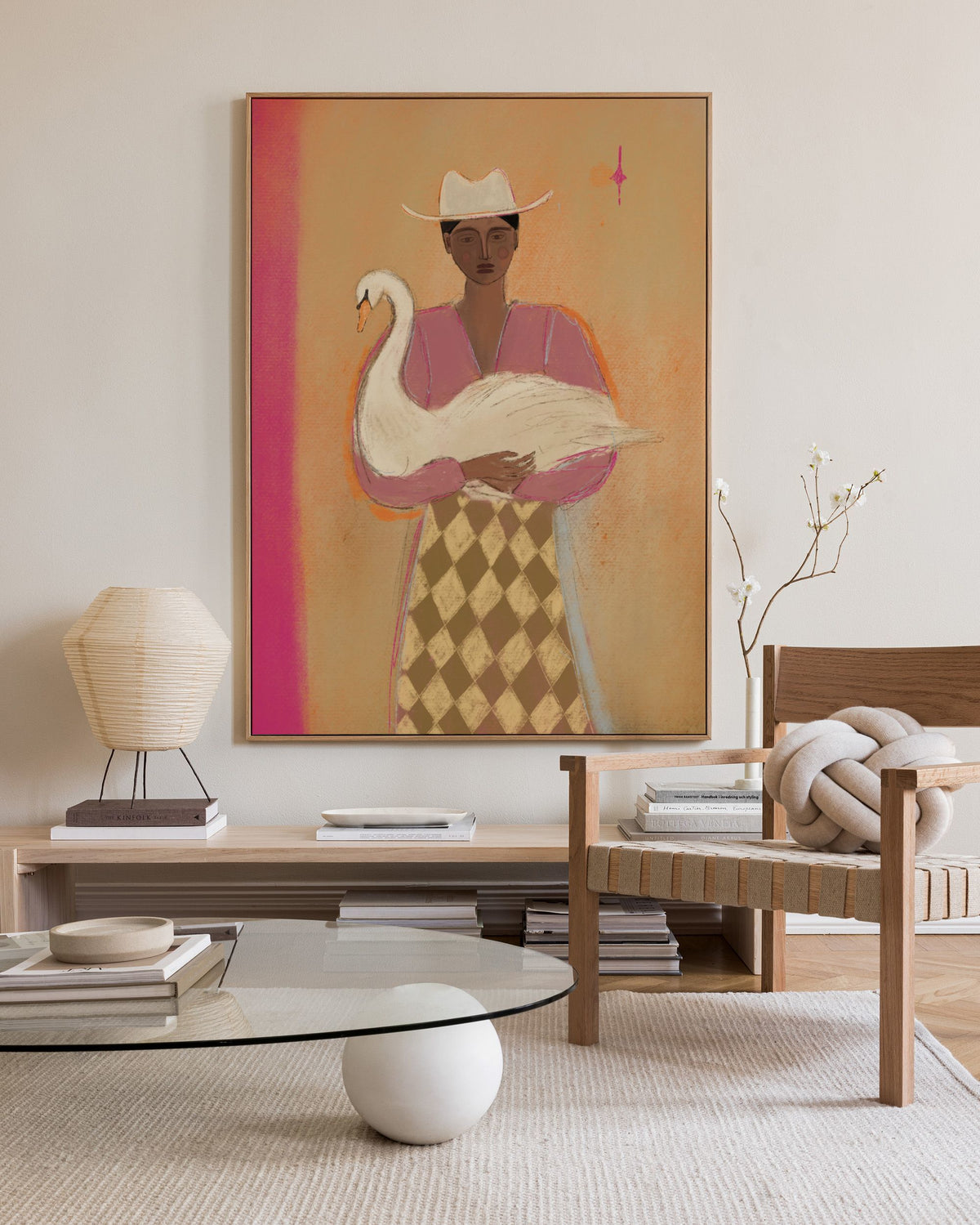 Studio Vreeken - Swan Lady No2 Lærred