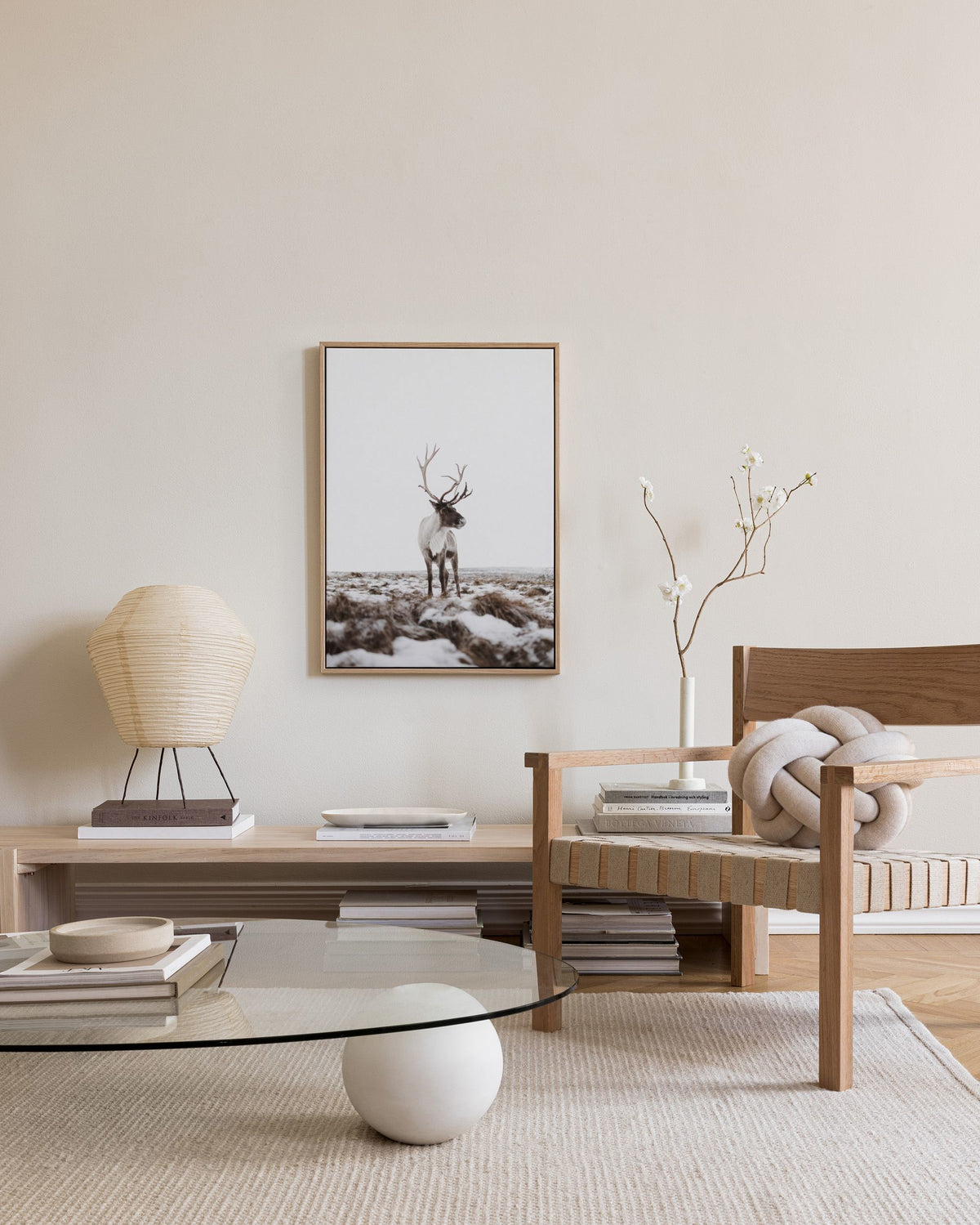 Reindeer Canvas print