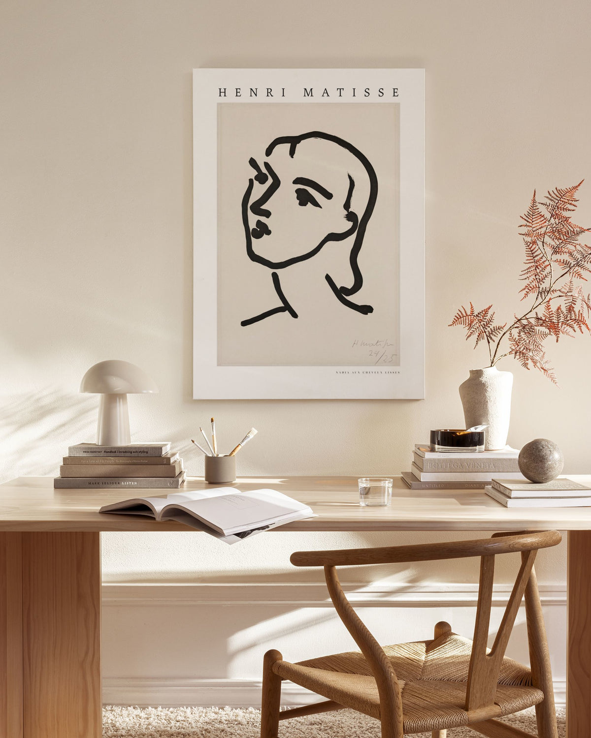 Matisse - Nadia Aux Cheveux Lisses Canvas print