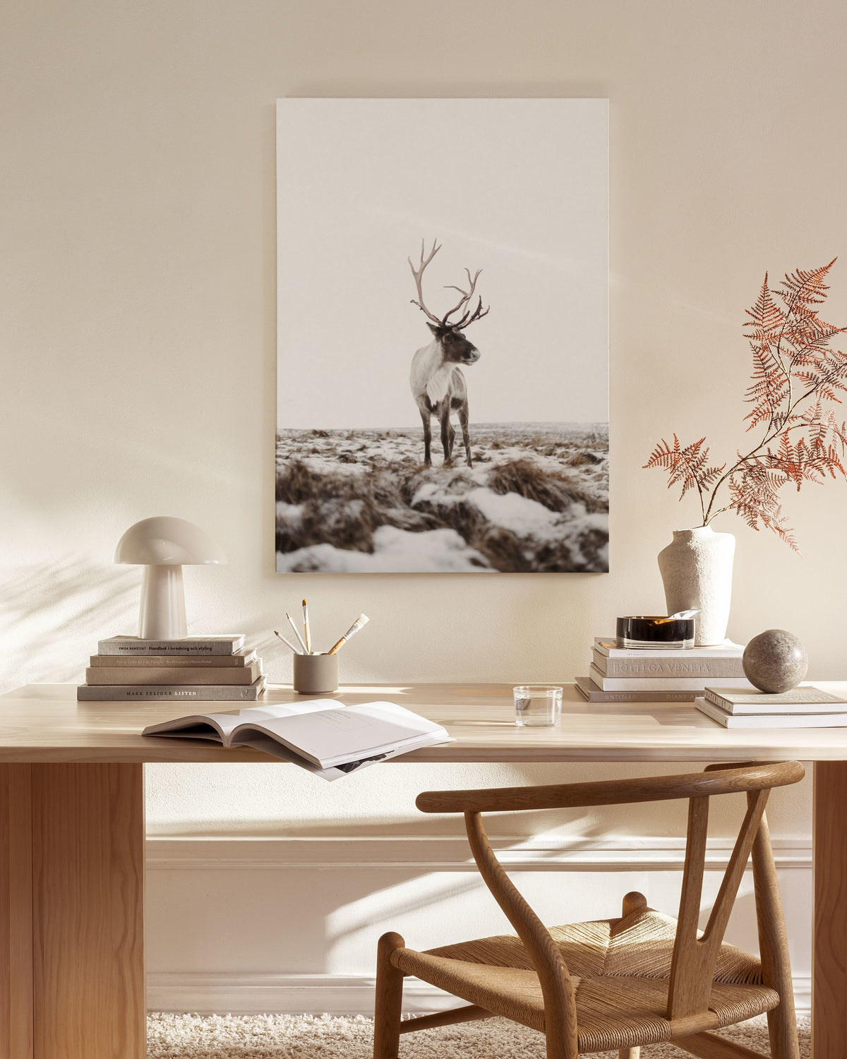Reindeer Canvas print