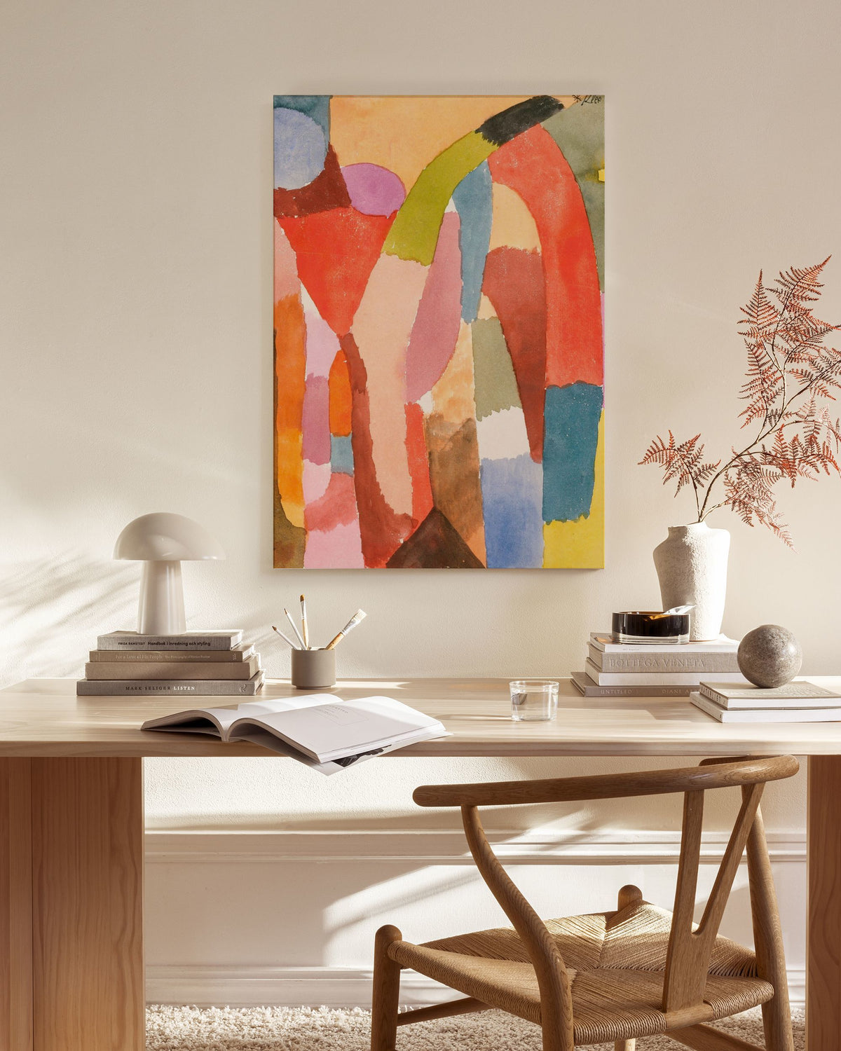 Paul Klee - Movement of Vaulted Chambers Canvas print