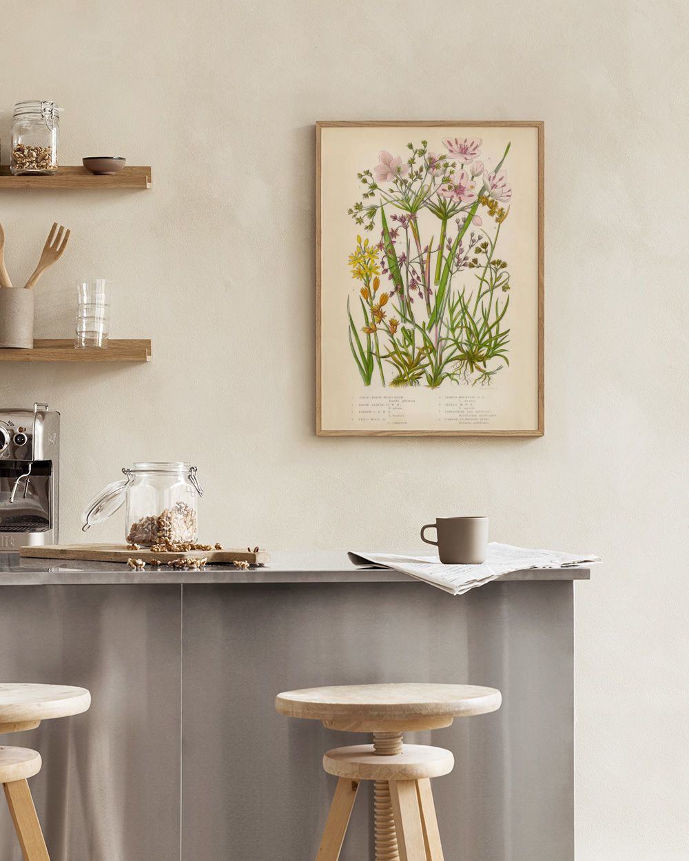 Vintage Flowers Two Print