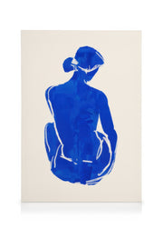 Blue Portrait No2 Canvas print