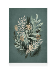 Green Botanical Canvas print