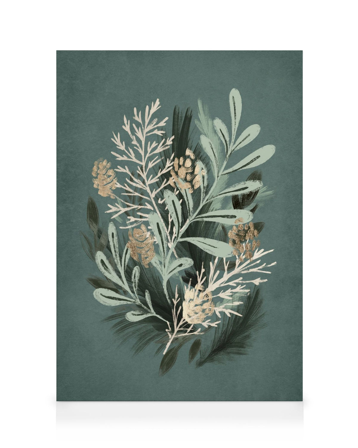 Green Botanical Canvas print