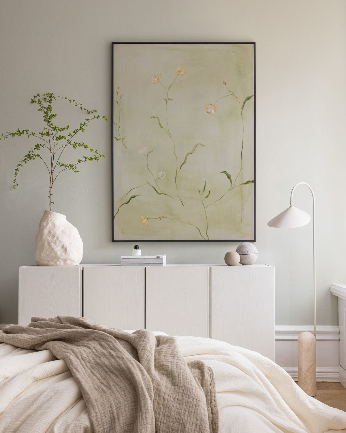 Soft Wildflowers Canvas print