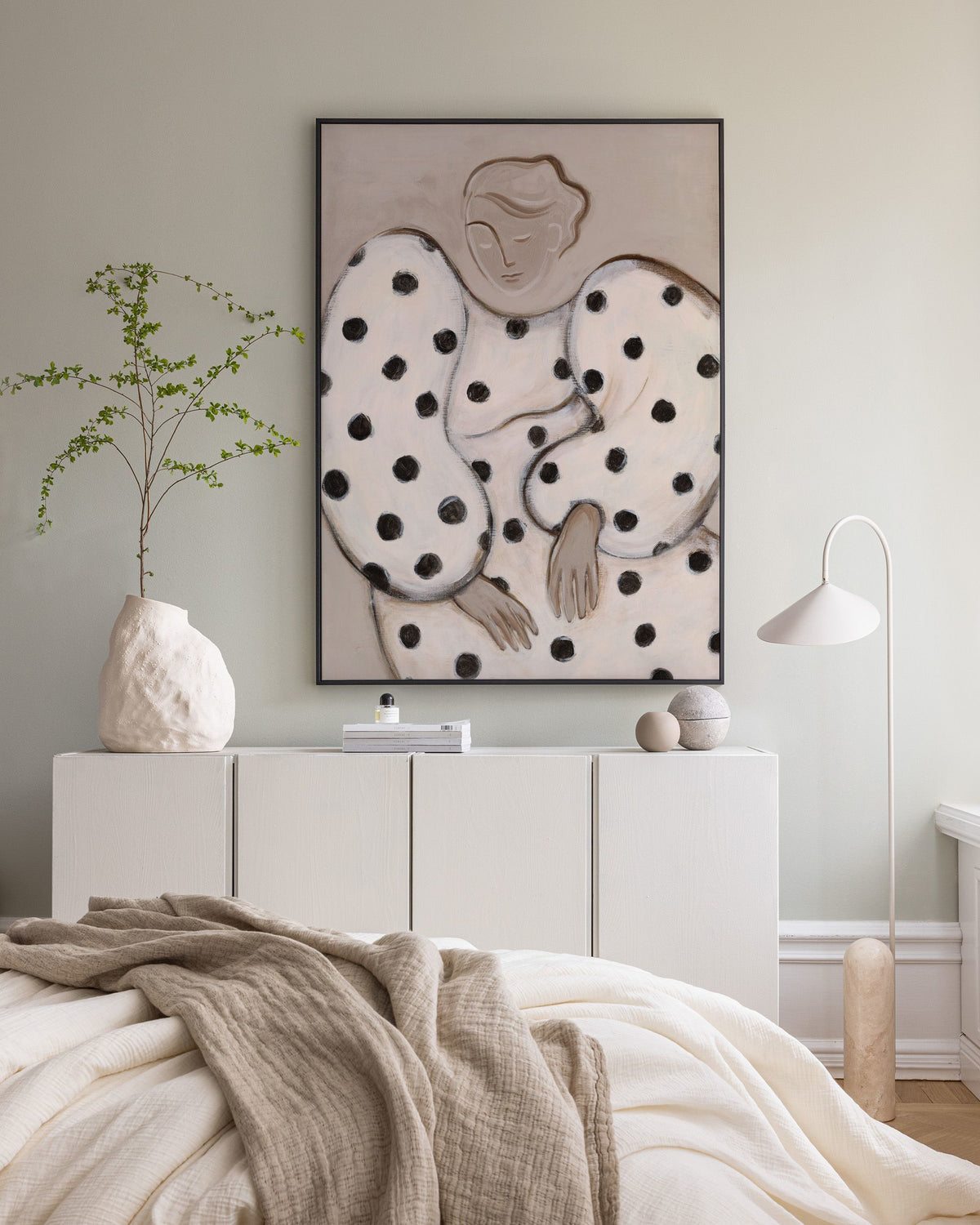 Polka Dotted Dream Canvas print