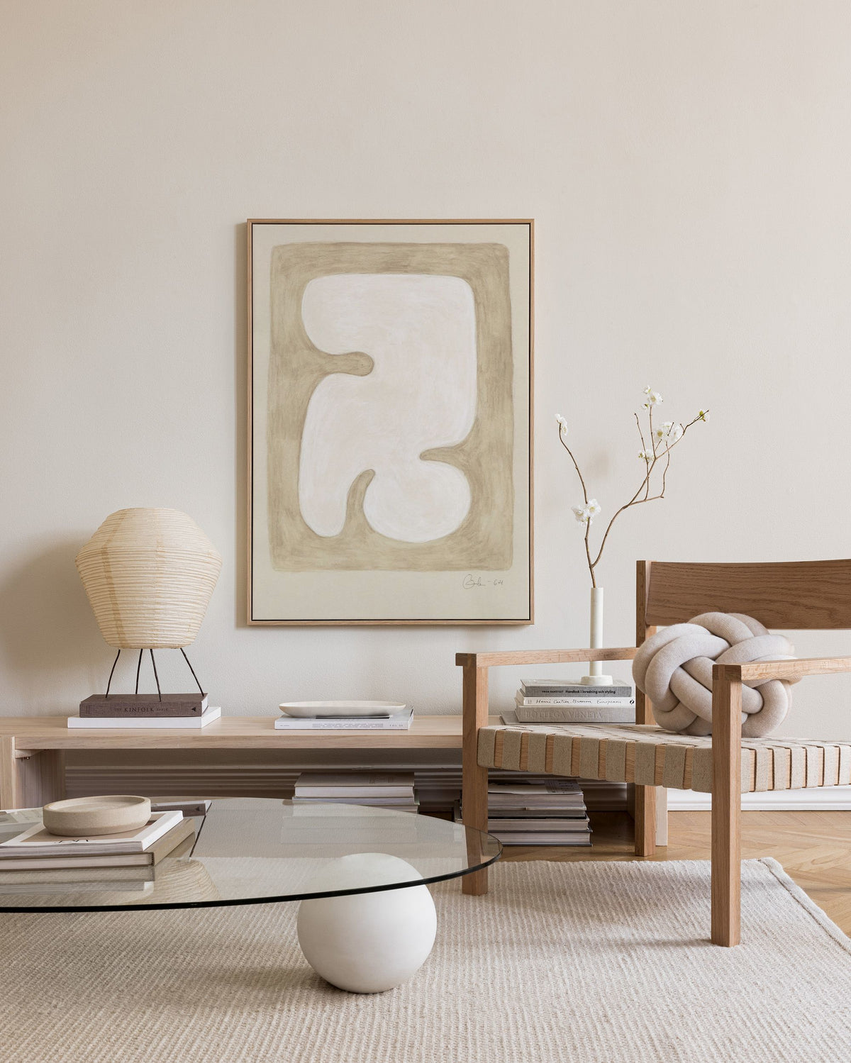 Curvature Canvas print