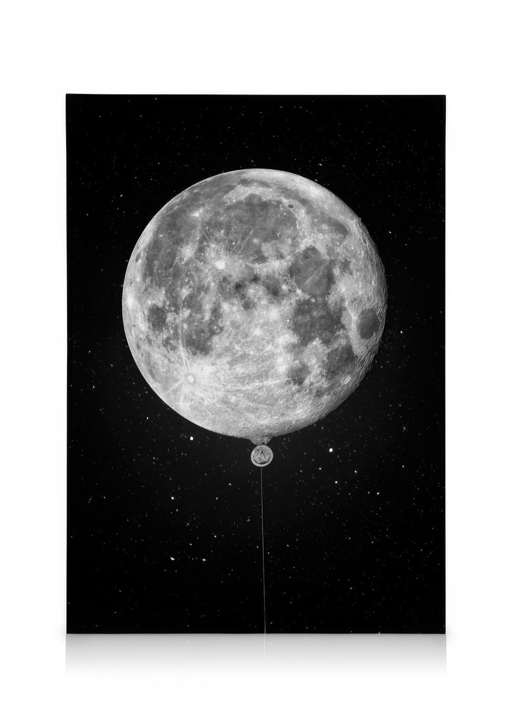 Moon Balloon Canvas print