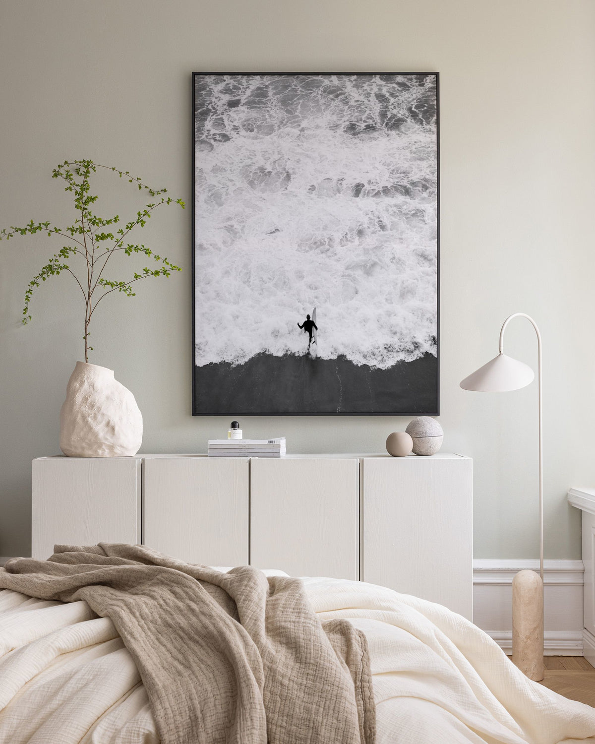 Running Into Ocean  Ocean Adventure Canvas print
