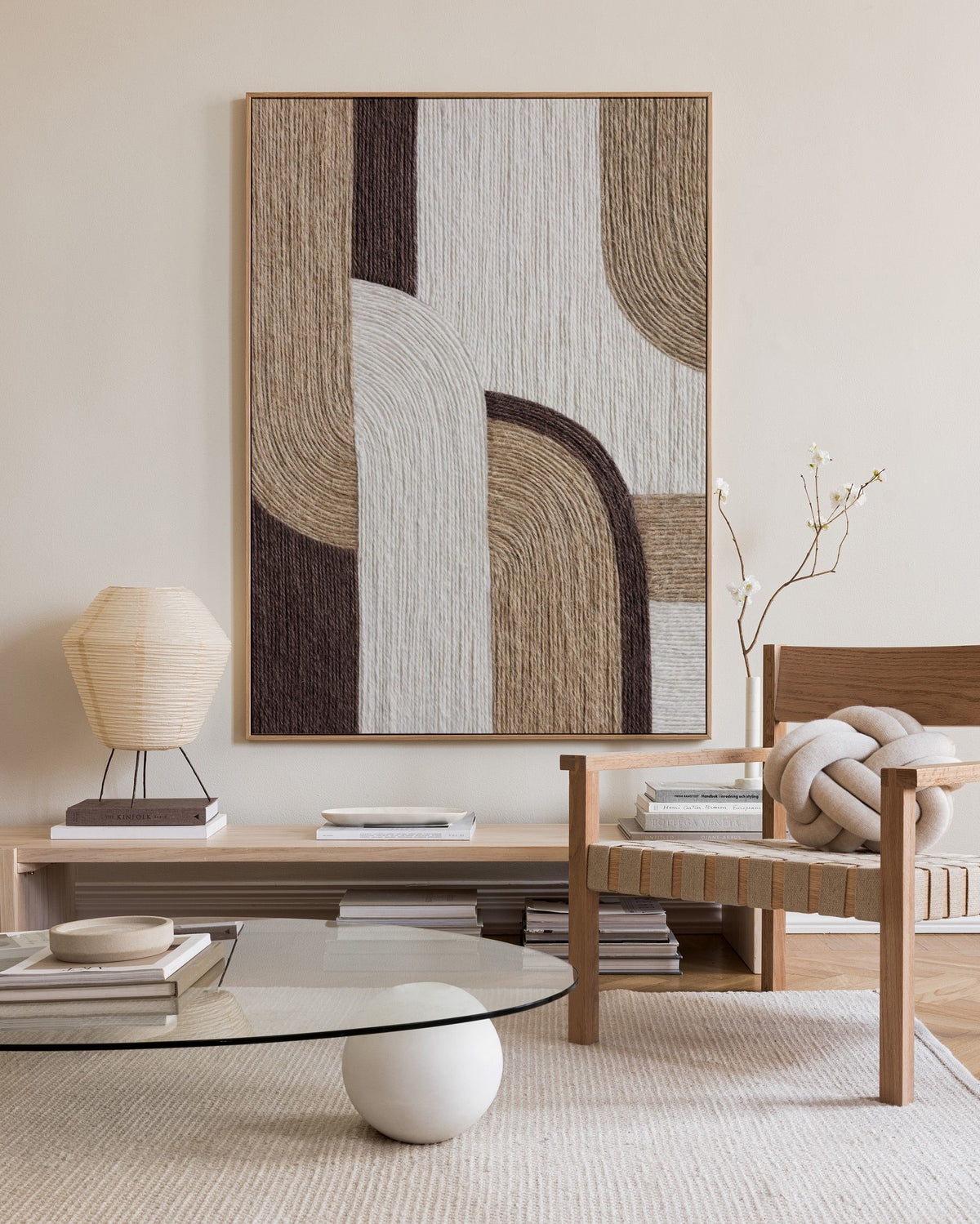 Twined Shapes Canvas print
